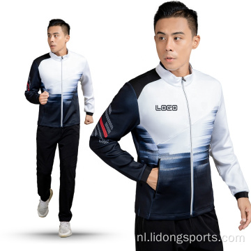 Aangepast nieuwste ontwerpsublimatie Running TrackSuit